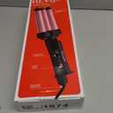 Revlon 3 Barrel Jumbo Hair Waver | Long-Lasting, Natural Looking Waves, (Pink)