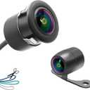 Backup Camera for Cars,Universal AHD 1080P Fisheye CCD Waterproof Wide View Angle Rear/Front View Back up Camera for HD Night Vision for Car Parking Assist Camera Reversing Parking Three Control Line