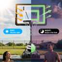 Pool Basketball Hoop Height Adjustable 57" to 68" Portable Poolside Basketball Hoop with Wheels, Glow-in-Dark Backboard & LED Rim, Glow Ball + Standard Ball, Indoor Outdoor Night Games