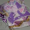 Roetyce Butterfly Birthday Decorations, Purple Happy Birthday Banner Backdrop Balloons Hanging Swirls Cake Topper for Home Party, Girls Women Butterfly Themed Party Suppiles Photo Background