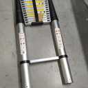 Aluminum Telescoping Ladder - 23.3FT Lightweight Extension Ladder, 330 Lbs Heavy Duty, Non-Slip Feet, Portable & Folding for Home, RV, Attic & Outdoor Use