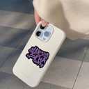 Cool Black Purple Stickers Pack 60Pcs Trendy Aesthetic Stickers for Teens Adults Vinyl Stickers for Water Bottle Laptop Guitar (Black Purple)