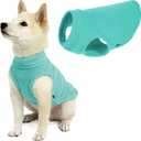 Gooby Stretch Fleece Vest Dog Sweater - Mint, Small - Warm Pullover Super Stretchy Fleece Dog Jacket for Small Dogs (Small Length (9"))