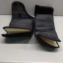 Buganda Bathroom Mat Set, 2 Piece Memory Foam Bath Mat and U-Shaped Toilet Rug, Machine Wash Dry, Soft Non Slip Absorbent Bath Rug for Bathroom, Shower and Tub (24" x 16"+24" x 20", Black)