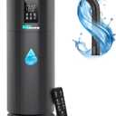 Humidifiers for Large Room Home Bedroom 2000 sq.ft. 17L/4.5Gal Large Humidifier with Extension Tube & 4 Speed Mist,Top Fill Wholehouse Humidifier with 360Nozzle for Plant Commercial Greenhouse(Black)