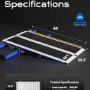 Wheelchair Ramp 4ft, Non-Skid Aluminum Portable Ramps for Wheelchairs for Home Steps, 800 LBS Capacity Wheel Chair Handicap Ramp for Entry, Doorway, Homes, Stairs 48" Lx 29.2" Wx2H