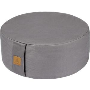 Zafu Buckwheat Meditation Cushion,D=13"/16" H=5.5",Round Zabuton Meditation Pillow,Yoga Bolster Kneeling Pillow Premium Yoga Pillow for Sitting on Floor Zippered Cotton Cover