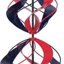 hogardeck 4th of July Wind Spinners Outdoor, Metal Kinetic Wind Spinner with Heavy-Duty Stakes for Memorial Day Decorations, 360 Rotating Double Layers Wind Sculptures for Outside Garden Lawn Decor