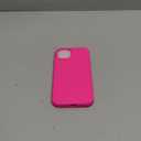 ORNARTO Shockproof Liquid Silicone Designed for iPhone 13 Case Gel Rubber Anti-Shock Cover Case Drop Protection 6.1inch-Hot Pink
