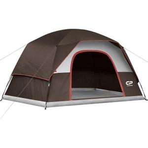 CAMPROS CP Tents for Camping 4-6 Person, Waterproof Windproof Dome Tent Camping Tents with Rainfly Easy Setup in 5 Mins, Portable Tents with Mesh Window & Carry Bag for Outdoor Camping Backyard