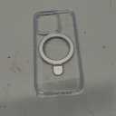 TORRAS Ultra Magnetic Ostand for iPhone 15 Pro Case [Fit for MagSafe] [Sturdy Stand & Ring Holder] Mil-Grade Shockproof Anti-Yellow Anti-Scratch Slim Protective Kickstand Case, Crystal Clear 6.1 inch