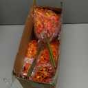 16 Bundles Artificial Fall Flowers for Outdoors Fake Plants UV Resistant Plastic Plants Shrubs Bushes for Home Fall Front Door Porch Garden Autumn Decor (Fall Orange)