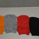 4 Pcs Cat Shirts Solid Color Dog Clothes Summer Sleeveless Pet T Shirts for Small Pet Dogs Cat (Black,Grey,Red,Orange, Medium)