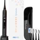 PRO-SYS VarioSonic Plus+ Sensitive Kit Professional Electric Toothbrush for Sensitive Teeth, Rechargeable with Pressure Sensor and Timer, Customizable Intensity Powered Toothbrush with Travel Case