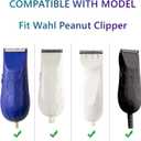2 Pack Professional Peanut Clipper/Trimmer Snap On Replacement Blades #2068-300 - Compatible with Wahl Peanut Hair Clipper/Trimmer, White