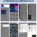 LESOGE MFi Certified Flash Drive 256GB for iPhone USB Memory Stick, USB Stick High Speed Thumb Drives Photo Stick External Storage for iPhone/iPad/Android/PC, LES242