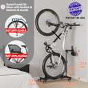 Sttoraboks Vertical Bike Stand, Freestanding Bike Rack Garage Storage Upright Bicycle Floor Stand Indoor Bike Holder with Adjustable Height for Garage & Apartment - for Wheels Sizes up to 29