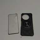 for TCL 60 XE NXTPAPER 5G/TCL 50 XL 5G Phone Case with Tempered Glass Screen Protector,Military GradeShockproof Protective Cover,with Ring Kickstand (Black)