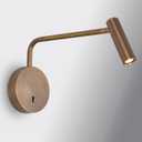 ZEROUNO Wall Mounted Reading Light for Bedroom, Hardwired Sconces with Switch LED 3000K Bedside Reading Lamp (Bronze)