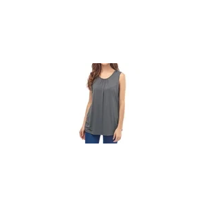 Smallshow Women's Maternity Nursing Tank Tops Breastfeeding Grey Size M