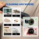 Round Dusting Brush Tool Attachment for Shop Vacs 2 1/2 Inch Wet/Dry Vacuum Hose: Perfect for Cleaning Furniture, Blinds, Car Interiors- 2.5'' Replacement Shop Vacuum Accessories