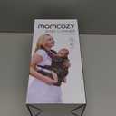 Momcozy Breathable Mesh Baby Carrier, Ergonomic and Lightweight Infant Carrier for 7-44lbs with Enhanced Lumbar Support, All Day Comfort for Hands-Free Parenting, Air Mesh-Black