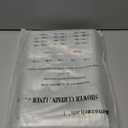 AmazerBath 78 Inch Frosted PEVA Shower Curtain - Heavy Duty with 3 Weighted Stones and 12 Rustproof Grommets (72"W x 78"L (Pack of 1))