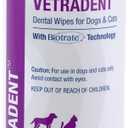 Vetradent Dental Wipes, 60 ct (White)