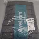 AveLom Seersucker Duvet Cover Set King Size (104 x 90 inches), 3 Pieces (1 Duvet Cover + 2 Pillow Cases), Dark Gray Ultra Soft Washed Microfiber, Textured Duvet Cover with Zipper Closure, Corner Ties