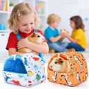 4 Pack Guinea Pig Hideout Bed Guinea Pig cage Small Animal Houses & habitats for Mouse Chinchillas Hamsters Hedgehogs Little Bunny Hedgehog Ferret -1