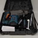 1-1/4 Inch SDS-Plus 13 Amp Heavy Duty Rotary Hammer Drill with Safety Clutch 4 Functions and Variable Speed, Including Chisels and Drill Bits