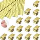 REDODECO 7200Pcs Mirror Mosaic Tiles Disco Ball Mirror Tiles Self-Adhesive Square Glass Mirror Tiles for Craft DIY,15 Sheets (Gold)