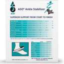 Med Spec ASO Speed Lacer Ankle Brace for Sprained Ankle and Peroneal Tendonitis, Orthopedic Ankle Support for Men, Women, Adults, Teens and Kids, Sports Injury Recovery