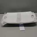 LAUCHUH Serving Platter for Party, 16 inches Large Serving Tray with Handles Porcelain Serving Platters for Meat Serving Dish for Entertaining White Serving Plates for BBQ, Plates Set of 2