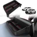 Muslogy Dashboard Storage Organizer Fits For 2020-2025 2026 Toyota Corolla & 2022-2026 Corolla Cross Accessories Non-Slip Insert Behind Screen for 8-inch Touch Screen (Red)