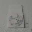 Real Natural Marble Tray, Decorative Stone Round Vanity Tray, Genuine Marble Tray for Bathroom, Kitchen, Dresser, Holding Jewelry, Perfume, Shampoo, 5.5 Inch (4")