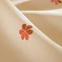 Wewoch Decorative Red Floral Print Lace Water Resistant Tablecloth Wrinkle Free and Stain Resistant Fabric Tablecloths for Kitchen Room 60 Inch by 104 Inch