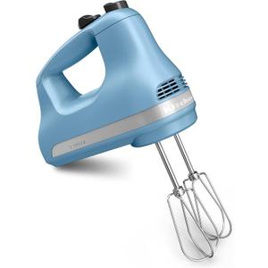 KitchenAid 5-Speed Ultra Power Hand Mixer - KHM512, Velvet Blue