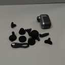 CYBPOK Mini Massage Gun with 10 Massage Heads, Percussion Deep Tissues Handheld Muscle Massager, 8mm Amplitude High-Intensity Massager Gun for Pain Relief for Office Gifts for Her, Home, Athletes (Black)