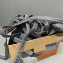 Garden Hose 100 FT, Non-Expanding Water Hose, Ultra-Light & Flexible, Burst-Resistant, Kink-Free, High-Pressure Garden Hose All-Weather Use for Lawns, Gardens, and Outdoor Cleaning (Gray)