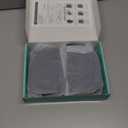 Foot Triple Method Massager, USB Rechargeable 3 in 1 Foot Massager, Ankle Heat Wrap Wireless Portable with 3 Vibration Mode, 5 Heat Leavel for Home Office Travel (Grey-1 Pair)