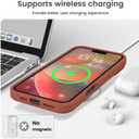 Vooii Compatible with iPhone 16 Case, Liquid Silicone Upgrade [Camera Protection] [Soft Anti-Scratch Microfiber Lining] Shockproof Phone Case for iPhone 16 6.1 inch - Caramel