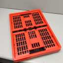 CleverMade Collapsible Utility Crate For Storage, 45L 1 Pack, Red