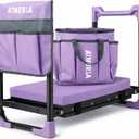 Aimerla K7 Foldable Garden Kneeler Seat, Upgraded Anti-Slip Base, 350LBS Capacity, 10.2" Wide EVA Pad & Detachable Cloud Cushion, 2-in-1 Kneeler Bench for Seniors, Gardening Gifts for Parents, 11.4 inches x 18 inches x 21.7 inches