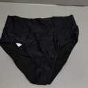 G Gradual Women's High Waisted Bikini Bottoms Tummy Control Swim Bottom Full Coverage Bathing Suit Swimsuit Bottoms for Women (Black) L