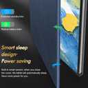 INFILAND Galaxy Tab S10+ Plus 2024/ S9+ Plus/ S9 FE Plus Case, Multi-Angle Stand Cover Compatible with Samsung Tab S10 Plus/ S9 Plus/S9 FE Plus 12.4 Inch [Auto Wake/Sleep],Navy (05-Blue)