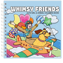 Whimsy Friends Adult Coloring Book for Relaxation - Gentle Symbiosis of Human and Animal Soothing Coloring Books for Adults Relaxation - Perfect Stress-Relieving Gift for Women 2 Pack