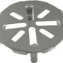Danco 4 OD Snap-In Drain Strainer for 3 Pipes, Stainless Steel, 89160
