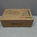 Bonsenkitchen Vacuum Sealer for Food, Easy-Lock Handle Vacuum Sealer Machine with Bag Clip, Built-in Cutter and Bag Storage for Sous Vide and Meal Prep, 1 Roll Bag & 10 Pre-Cut Bags, Silver (Fully Stainless Steel)