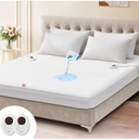 Bwarm Waterproof Heated Mattress Pad, ETL Certified Bed Warmer with Memory Function with 9 Heat Settings, 112 Hours Auto Off Deep Pocket, Machine Washable, White Twin XL